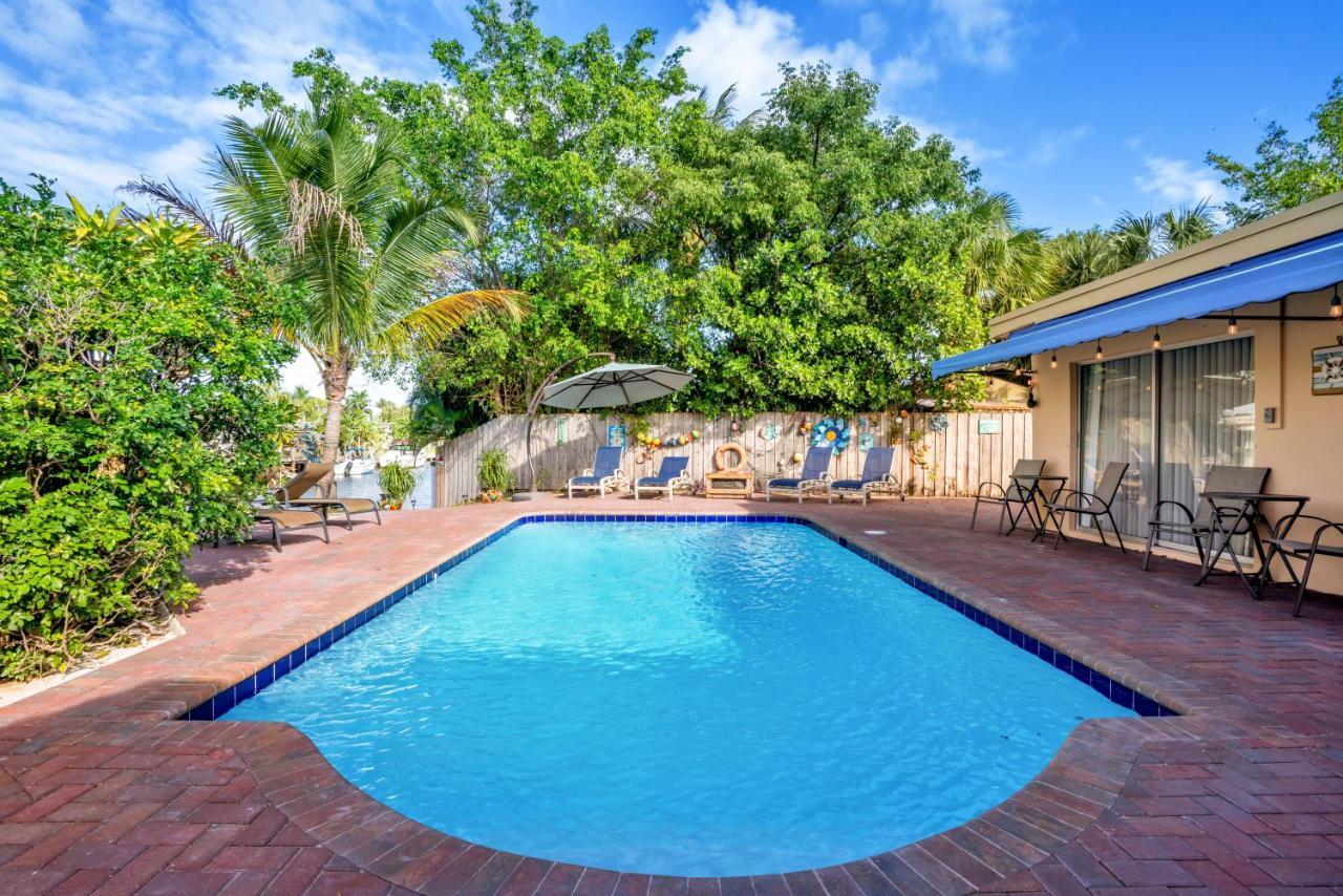 4 Bd Near Beach Spacious Solar Heated Pool Waterfront Home Pompano Beach Esterno foto