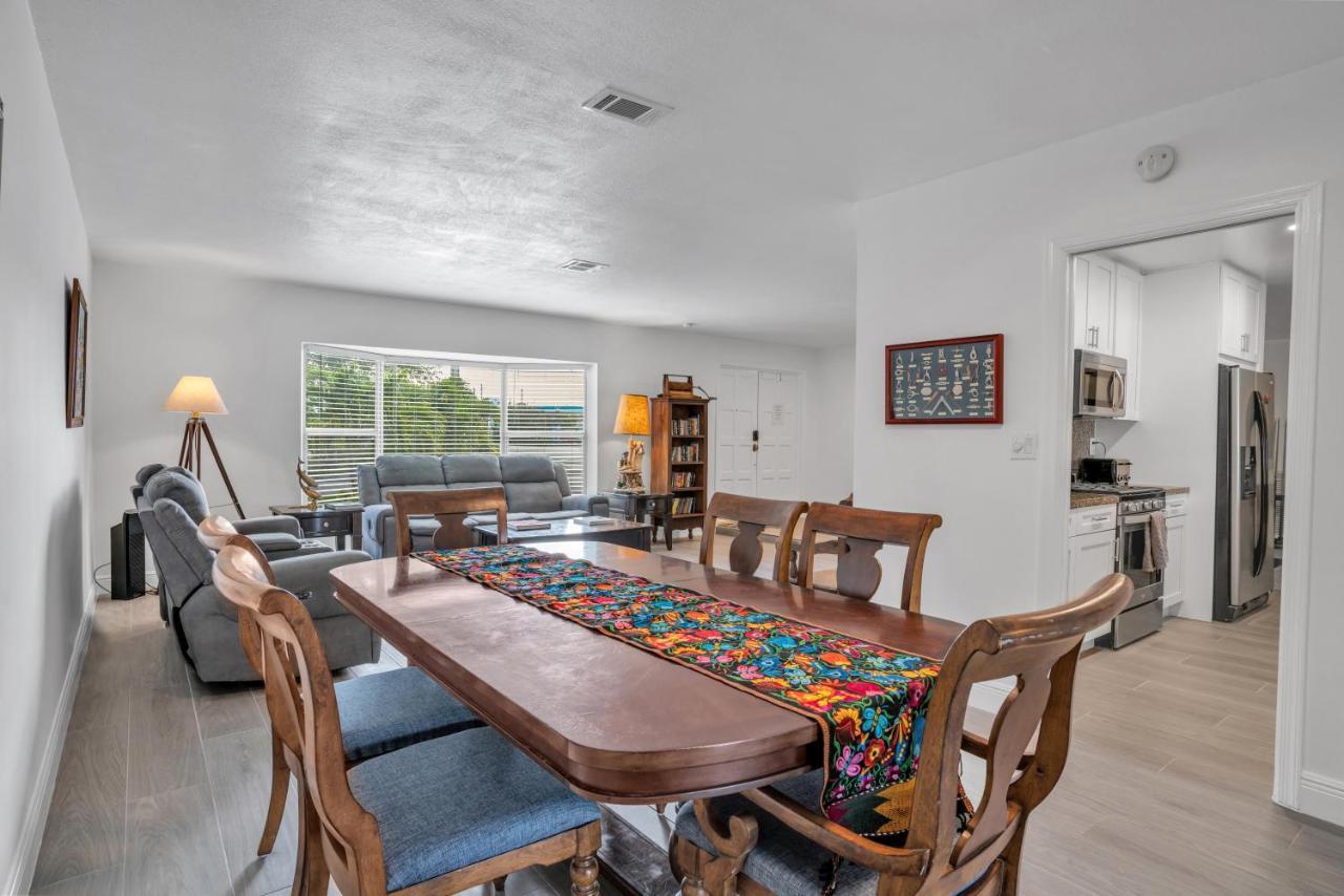 4 Bd Near Beach Spacious Solar Heated Pool Waterfront Home Pompano Beach Esterno foto