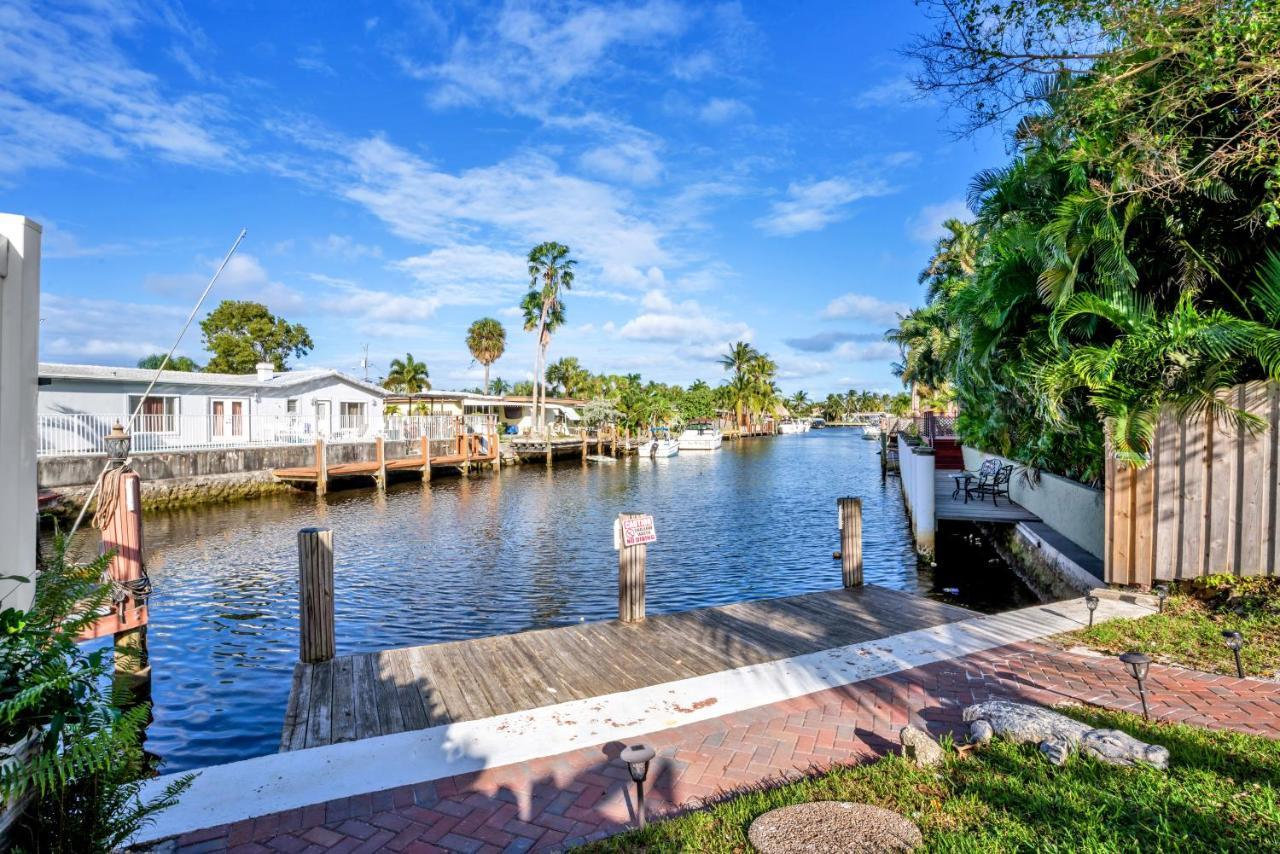 4 Bd Near Beach Spacious Solar Heated Pool Waterfront Home Pompano Beach Esterno foto