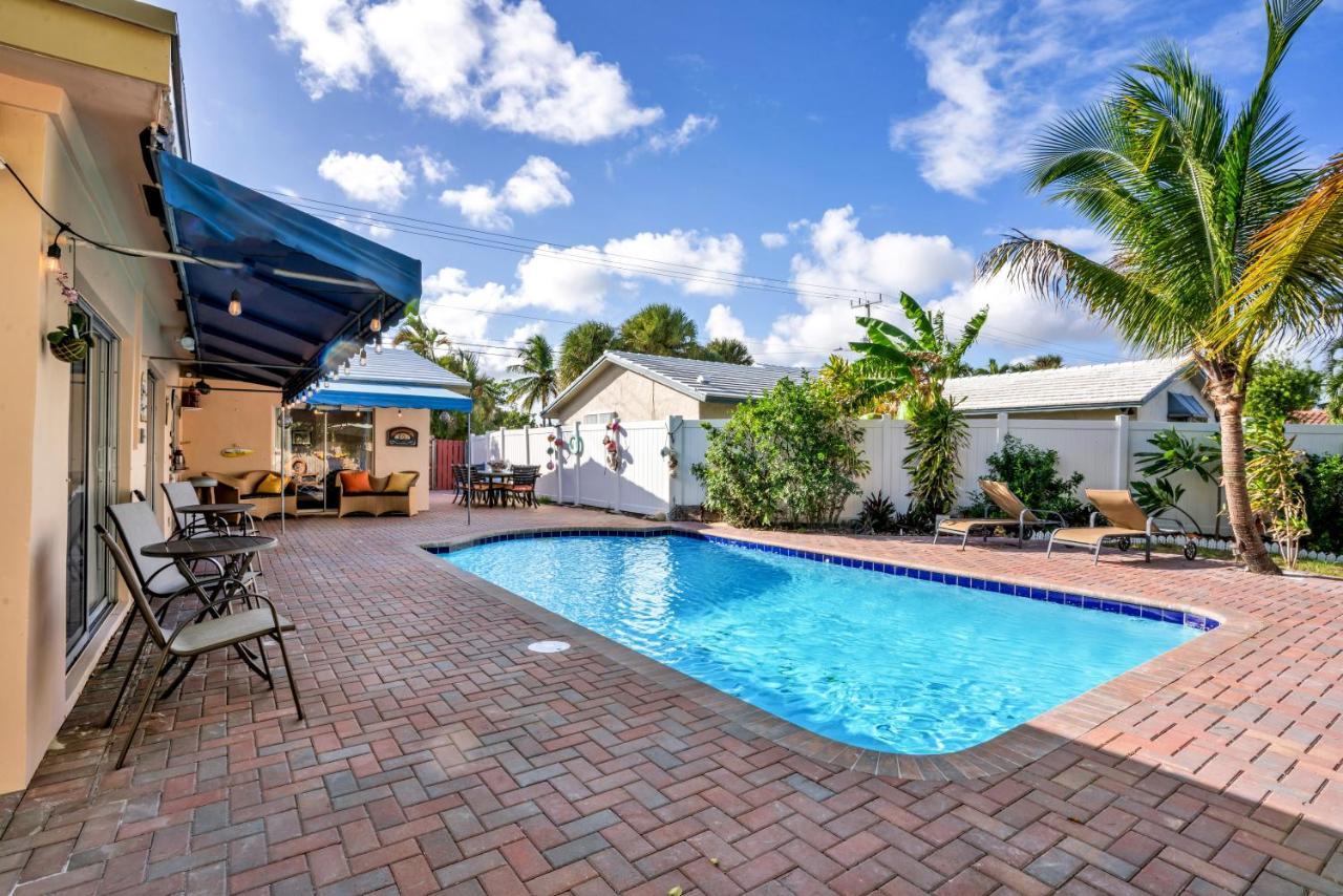 4 Bd Near Beach Spacious Solar Heated Pool Waterfront Home Pompano Beach Esterno foto