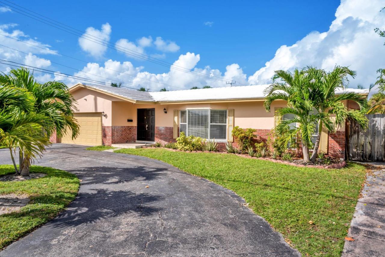 4 Bd Near Beach Spacious Solar Heated Pool Waterfront Home Pompano Beach Esterno foto