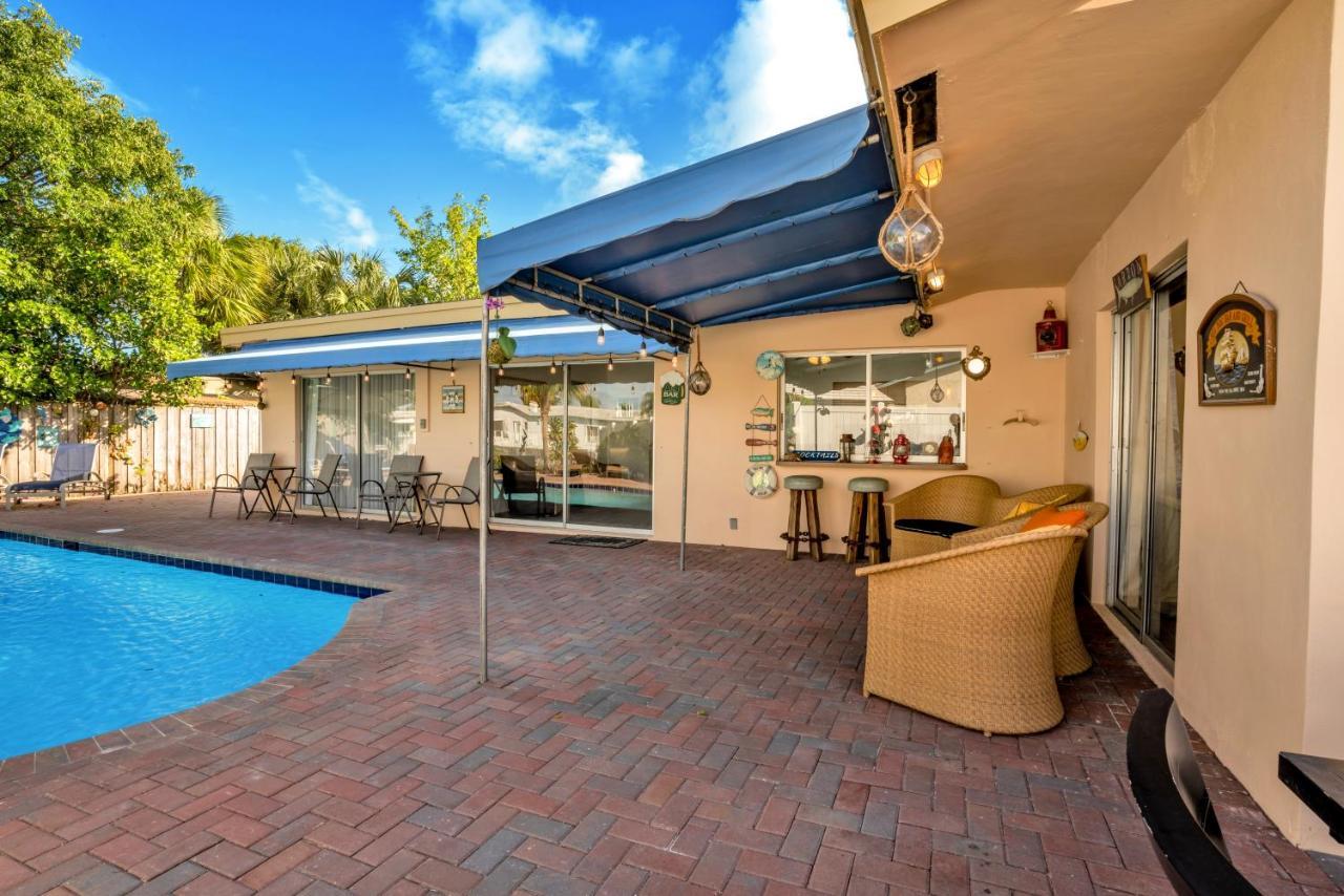 4 Bd Near Beach Spacious Solar Heated Pool Waterfront Home Pompano Beach Esterno foto