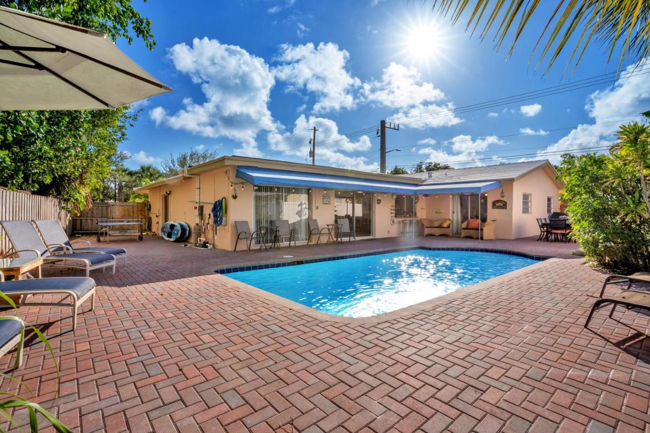 4 Bd Near Beach Spacious Solar Heated Pool Waterfront Home Pompano Beach Esterno foto
