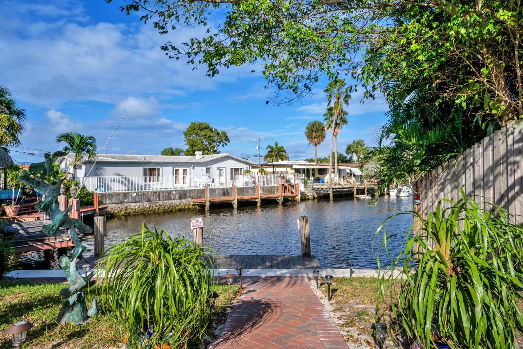 4 Bd Near Beach Spacious Solar Heated Pool Waterfront Home Pompano Beach Esterno foto
