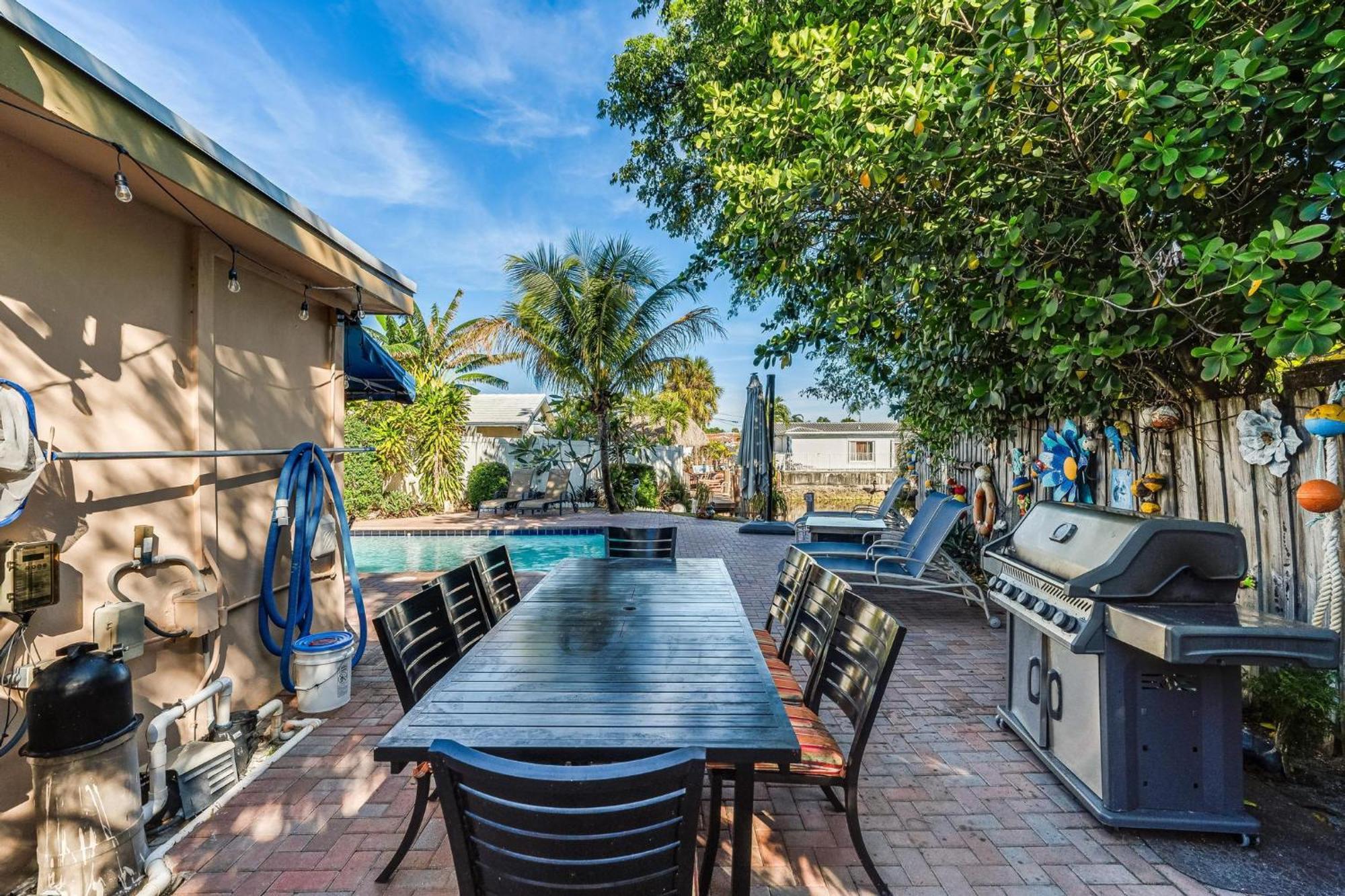 4 Bd Near Beach Spacious Solar Heated Pool Waterfront Home Pompano Beach Esterno foto